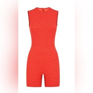 Limited Edition Fendi x SKIMS Sleeveless Mid Thigh Romper Brand New Size Large